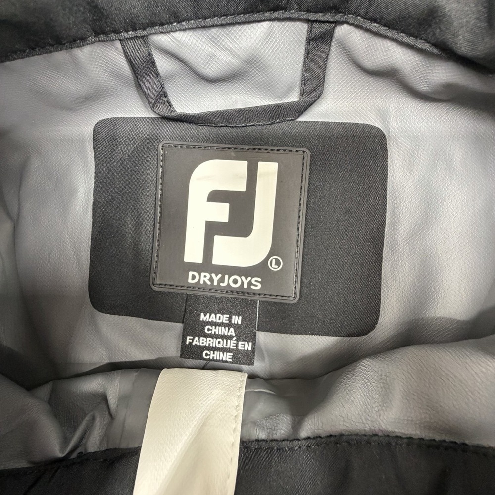 FootJoy DryJoys Hydrolite Golf Pullover Mens Large Navy Half Zip Short Sleeve - Picture 4 of 8